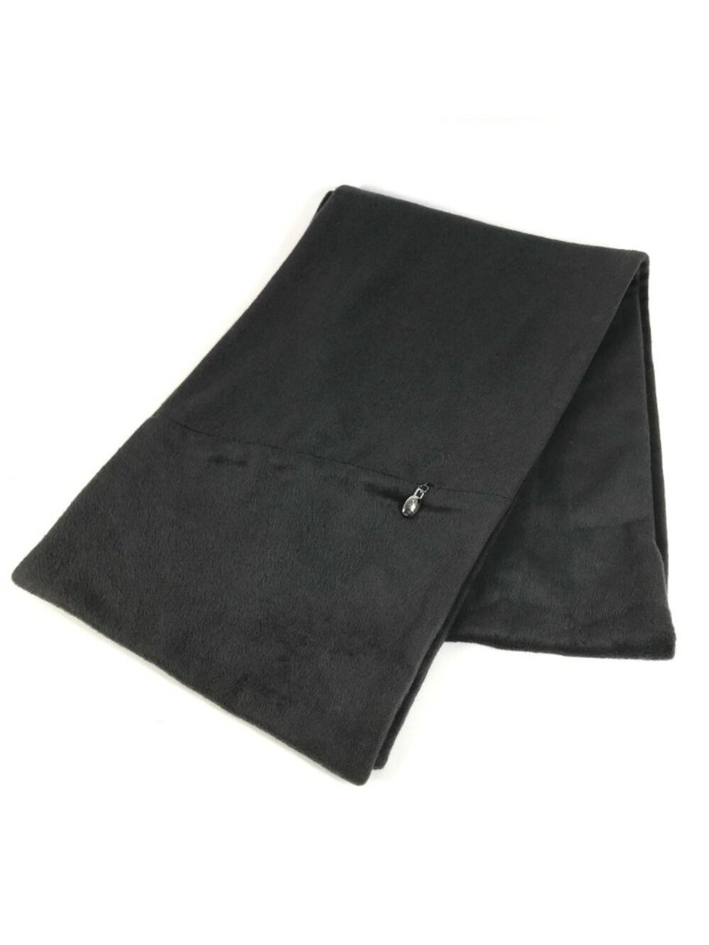Dior Scarf with Pocket Double Fur Gray